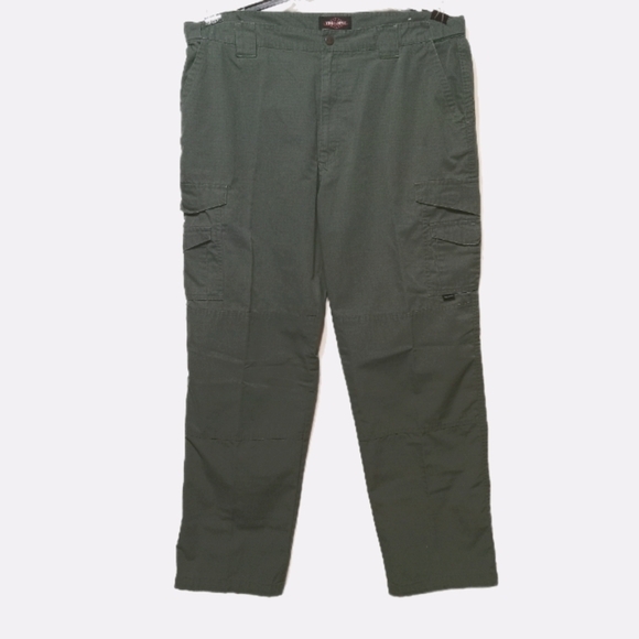 True-Spec Tactical Pant Mid Rise Gusset Crotch Standard M42 Army Green 8 Pocket - Picture 1 of 11